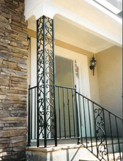 decorative metal column bands for exterior houses|decorative flat bands.